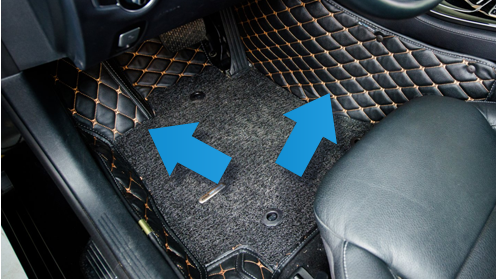 Matting best sale in car